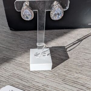 Elegant Silver Teardrop Earrings